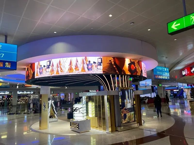 Shinerave, Airport Shopping Mall LED Display IS 240 Series P2