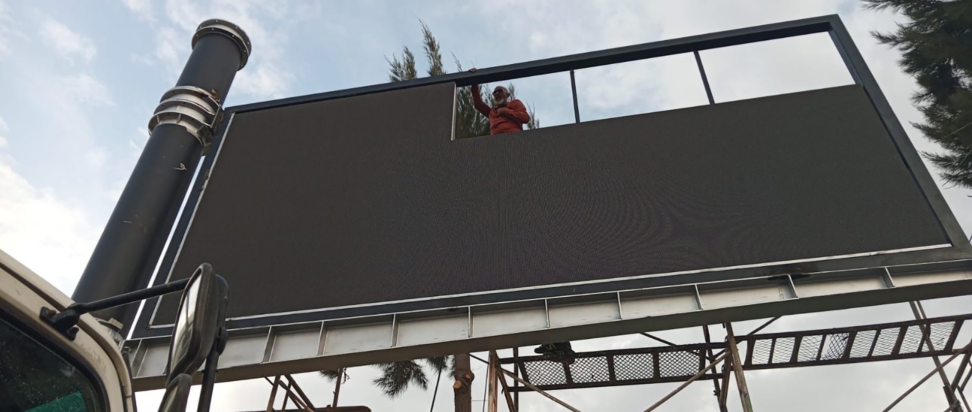 Outdoor fixed LED screen P6.6 King Fisal Military City ,Saudi Arabia