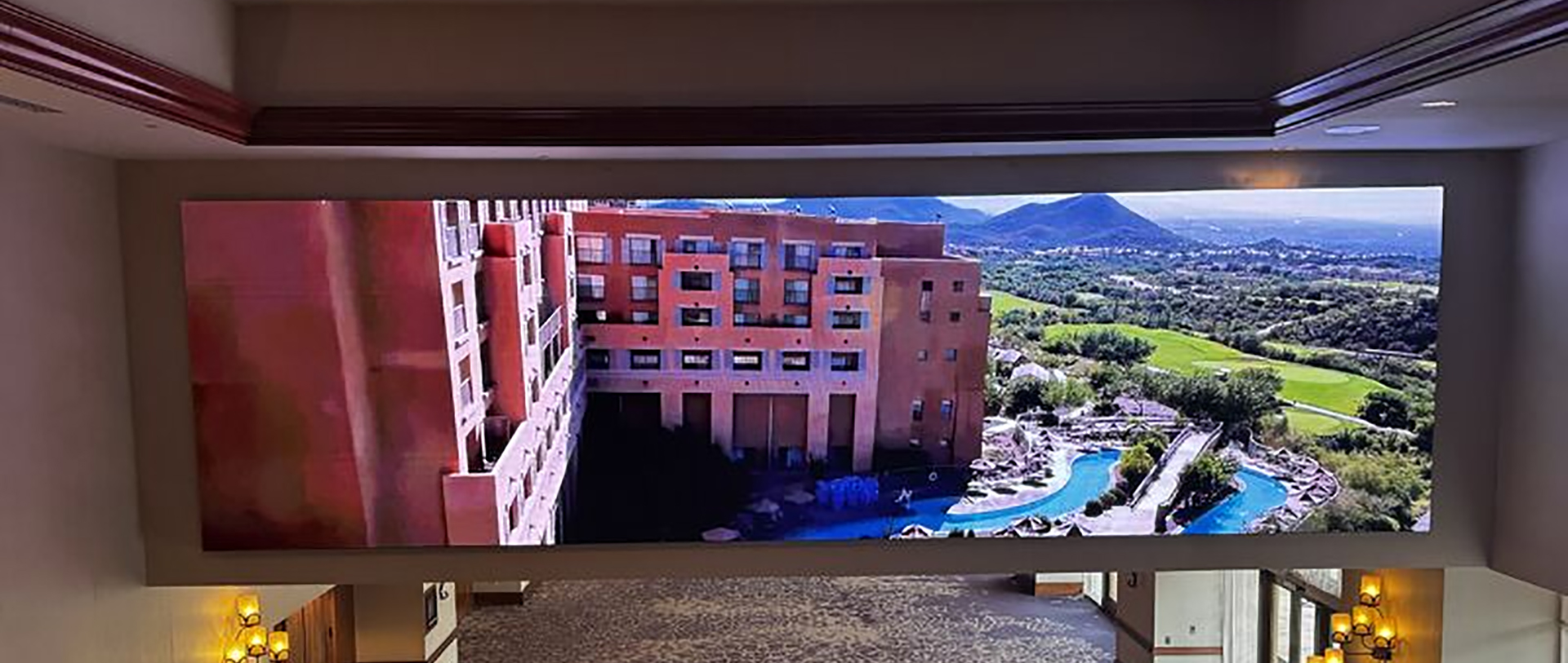 Indoor fixed LED screen AD plus series LED wall P2.6